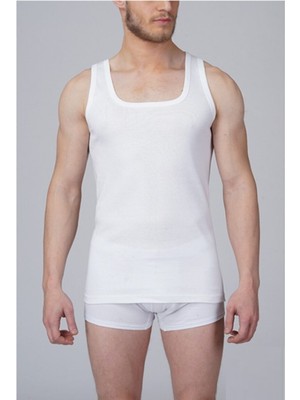 Çift Kaplan Ribana Askılı Atlet 5 Adet Battal Seçenekli % 100 Pamuk Abani Classic 775