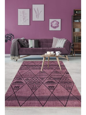 Angora Home  Vega Dekoratif Yeni Nesil Kilim4069 80 x 300 Dikdörtgen