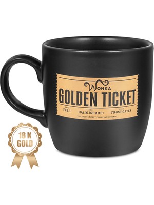 Mabbels Willy Wonka Altın Bilet Mug