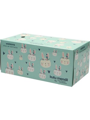 Watsons Tavşanlı Mendil Kutusu 100 Adet