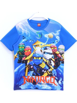 DobaKids LEGO Ninjago Karakterleri 3D Baskılı Erkek Çocuk Kısa Kollu T-Shirt 001-0001850