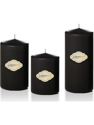 MumvemuM 3'lü Small Set Mum Siyah