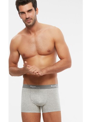 Kom Erkek Penye Likra Tight Boxer 2 Li Grimelanj S-2xl