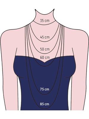 Akyüz Gümüş 60 cm Oksitli Gümüş Zincir