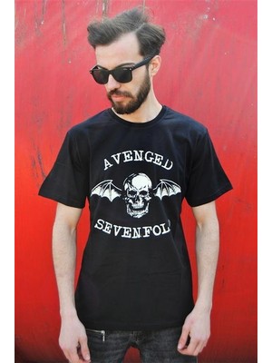 Orijin Avenged Sevenfold Logo Tişört
