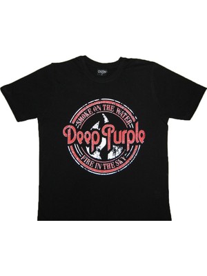 Orijin Deep Purple Siyah Erkek Tişört