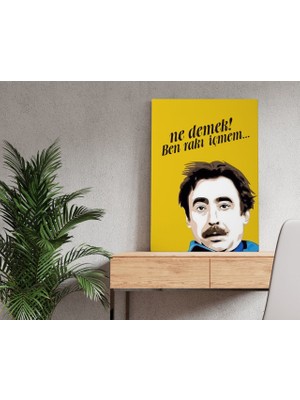 BK Rakı Tasarımlı Kanvas Tablo 50X70CM-7