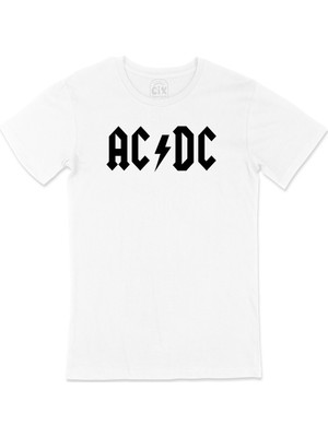 Cix Ac Dc Siyah Logolu Tişört