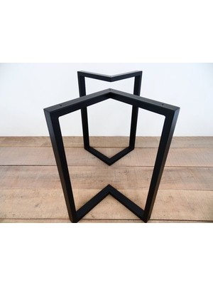 Güven Dekoratif Güvendekoratif Metal Sehpa Benck Ayak 45X40 2 Adet