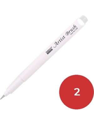Marvy Brush Pen Fırça Kalem 1100- No:2 Red