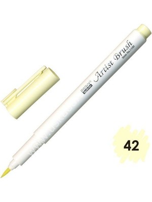 Marvy Artist Brush Fırça Uçlu Kalem 1100 No:42 Cream Yellow