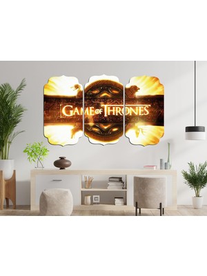 Renkselart Game Of Thrones Mdf Tablo 3015