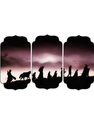 Renkselart Yüzüklerin Efendisi Mdf Tablo 3041