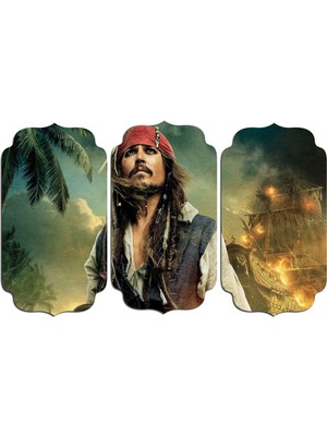 Renkselart Jack Sparrow Karayip Korsanlarımdf Tablo 3425