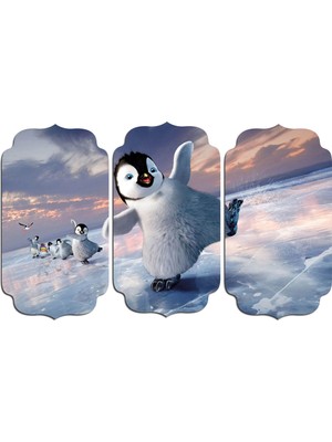 Renkselart Penguen Mdf Tablo 1863 (Model D)