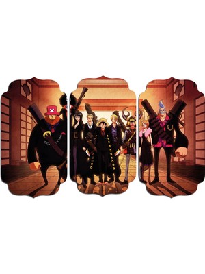 Renkselart One Piece Luffy D Monkey Mdf Tablo 0419 (Model D)