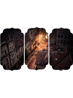 Renkselart Şehir Mdf Tablo 1673