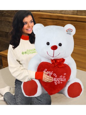 Özgüner Oyuncak 100 cm Seni Seviyorum Kalpli Büyük Ayıcık