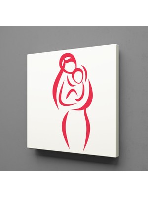Technopa Bebeğini Koklayan Anne 25X25CM
