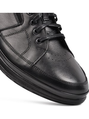 Dr.flexer 111904 Siyah Comfort Deri Erkek Günlük Ayakkabı