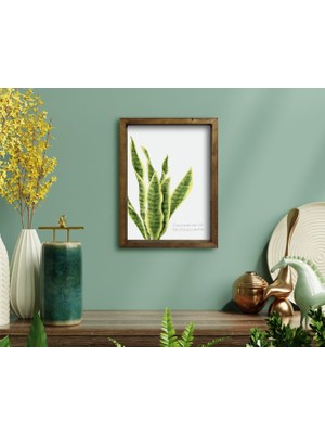 Bk Gift Doğal Masif Ahşap Çerçeveli Tablo-3