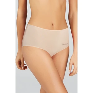 Kadın Penye Likra Yüksek Bel Basic Maxi Külot 2 Li Ten 38-48