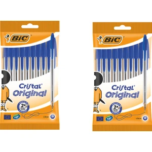 Cristal Original Mavi 10’lu Poşet 2’li