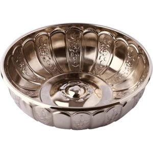 Bursa Tekstil Otantik Osmanlı Tas Motifli Hamam Tası Sarı