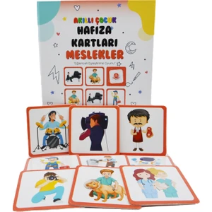 Akıllı Çocuk Hafıza Kartları (Eğlenceli Eşleştirme Oyunu) - Meslekler