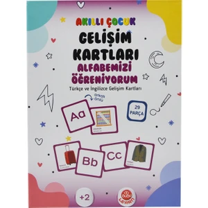 Akıllı Çocuk Gelişim Kartları (Türkçe-Ingilizce) - Alfabemizi Öğreniyorum