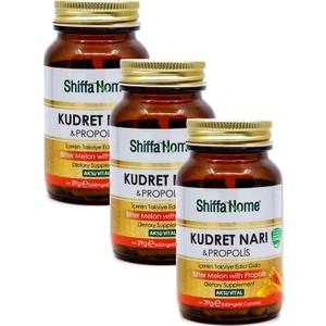 Shiffa Home Shiffa Home Kudret Narı Propolis 650 Mg 60 Kapsül x 3 Adet
