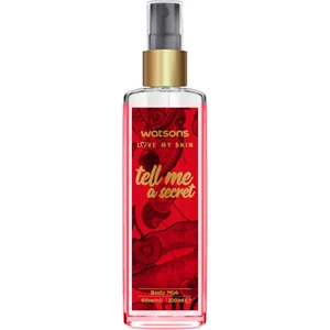 Tell Me A Secret Vücut Spreyi - Meyvemsi ve Tatlı Kadın Parfümü, 200 ml, Gliserin İçerir