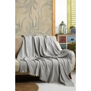 Stars Natural Keten Koltuk Örtüsü & Koltuk Şalı