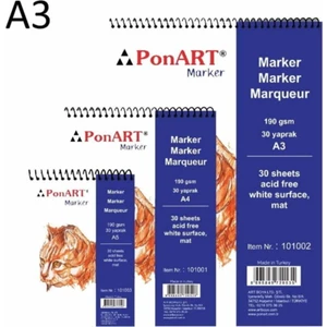 Marker Pad A3 190 gr 30 Yp 101002