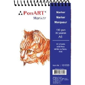 Marker Pad A5 190 gr 30 Yaprak