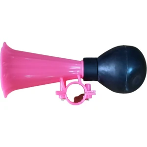 Pompalı Bisiklet Kornası Tek Hunili Havalı Korna Pembe