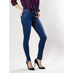Colins 759 LARA Orta Bel Dar Paça Super Slim Fit Mavi Kadın Jean Pantolon