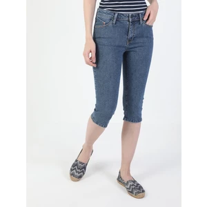 Orta Bel Kısa Paça Super Slim Fit Jean Kadın Jean Şort Cl1049722