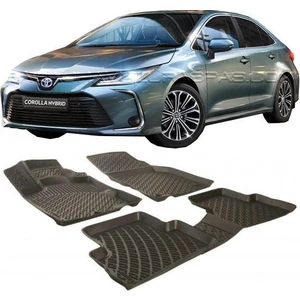 Toyota Corolla Sedan  2019 +  3D Havuzlu Paspas Siyah