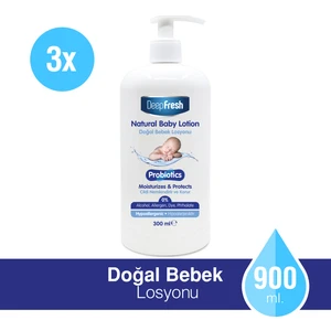 Deep Fresh Probiyotik Doğal Bebek Losyonu 3 x 300 ml