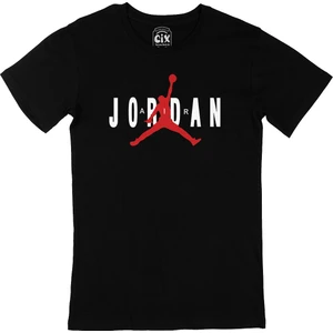 Air Jordan Tasarımlı Siyah Tişört