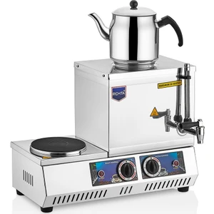 15 Model Tek Demlikli Çay Kazanı 14 Lt + 1 Adet Demlik - K30