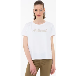 Pierre Cardin Kadın Beyaz Tişört 50243097-VR013