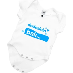 Bebek Beyaz Dedesinin Balı Yazılı Zıbın Body