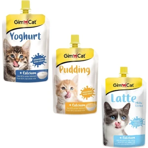 Puding-Yogurt-Latte Cat Milk Kalsiyumlu Sıvı Kedi Sütü Karışık Paket (3 Adet)