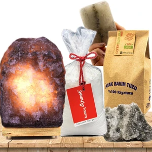 Tuzcu Ahmet Çankırı Tuz Lamba Seti 3-4 kg