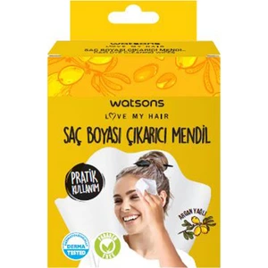 Saç Boyası Çıkarıcı Mendil 6'lı