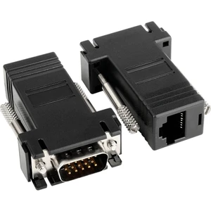 VGA Extender Male To Lan Cat5 CAT5E RJ45 Female 2 Adet