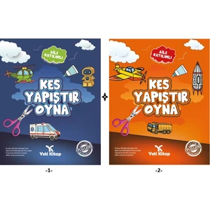 Yeti Kitap Okul Öncesi Kes Yapıştır Oyna 1 V 2 Kitabı