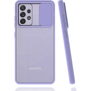 Kip GSM Samsung Galaxy A52 Kılıf Kamera Lens Korumalı Sürgülü Slayt Kılıf
